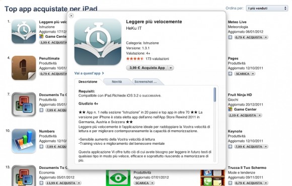 Nuova schermata in iTunes per le applicazione dell'App Store 1