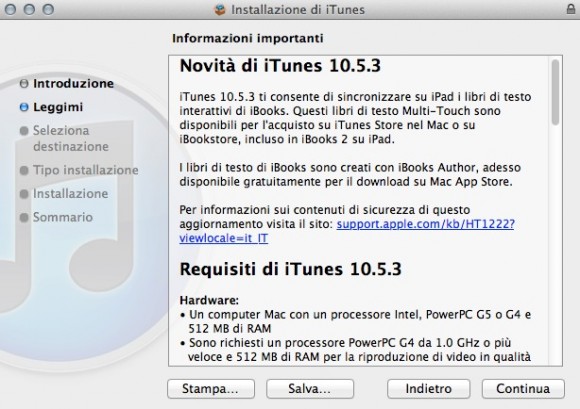 Apple ha rilasciato iTunes 10.5.3 2