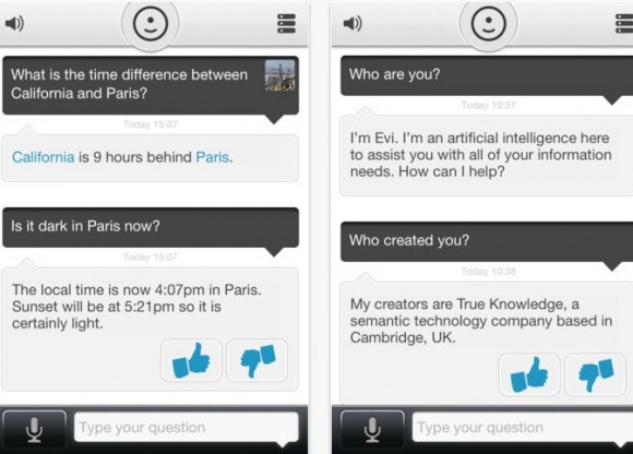 Evi: un'applicazione alternativa per i dispositivi iOS senza Siri 2