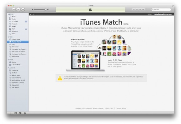 Apple lancia iTunes Match in altri 19 paesi 2