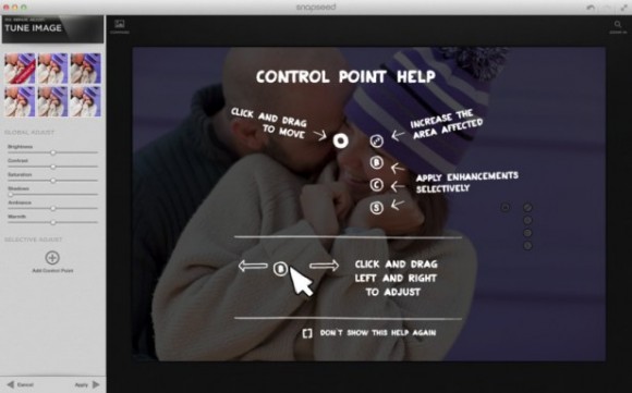 L'applicazione di editing fotografico Snapseed debutta su Mac App Store 2