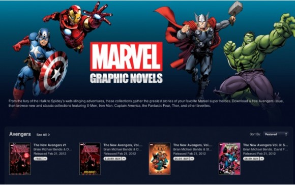 Disponibili su iBookstore i fumetti Marvel 1