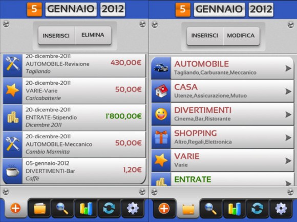 Gestiamo le nostre finanze e risparmiamo con una App per iPhone: I miei Soldi. 2