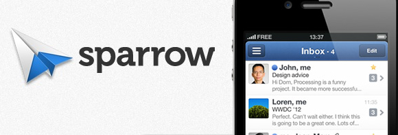 Sparrow per iPhone. Ottimo client per le mail. 1