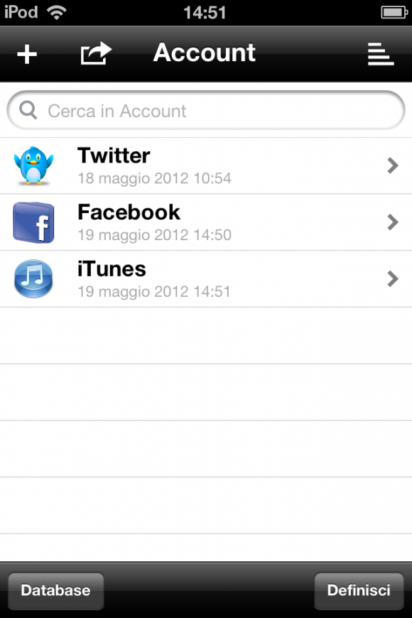 Tutorial iPhone: Creare un database per memorizzare le proprie password con iDatabase 15