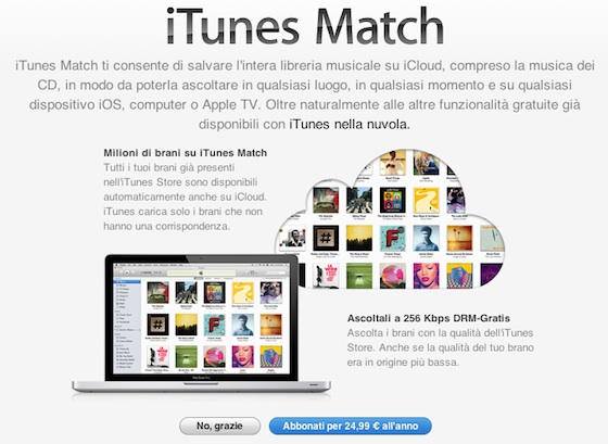 iTunes Match sbarca finalmente in Italia 2
