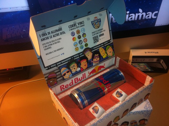 Red Bull torna nell'arena delle app con il nuovo gioco per allenare le dita 2