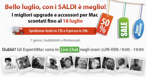 Saldi Estivi su BuyDifferent: upgrade, accessori e Mac a prezzi d'occasione *ad 1