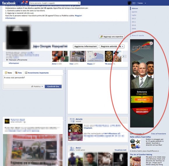 Anche Facebook cede ai banner furbetti o è Chrome? *Aggiornato* 2