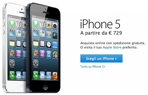iPhone 5 disponibile anche online sullo store di Apple 1