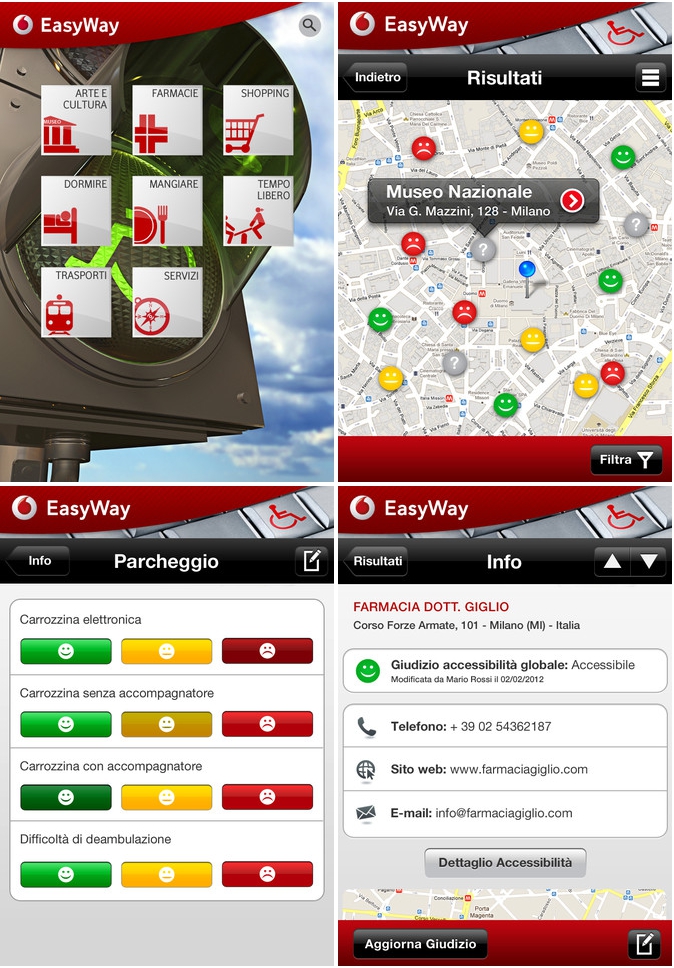 Vodafone EasyWay per individuare barriere architettoniche nella tua città 2