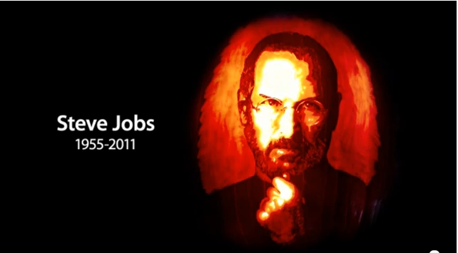 Una zucca in onore di Steve Jobs realizzata da un Apple fan 1