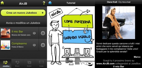 AirJB: il social jukebox per iPad e iPhone 1