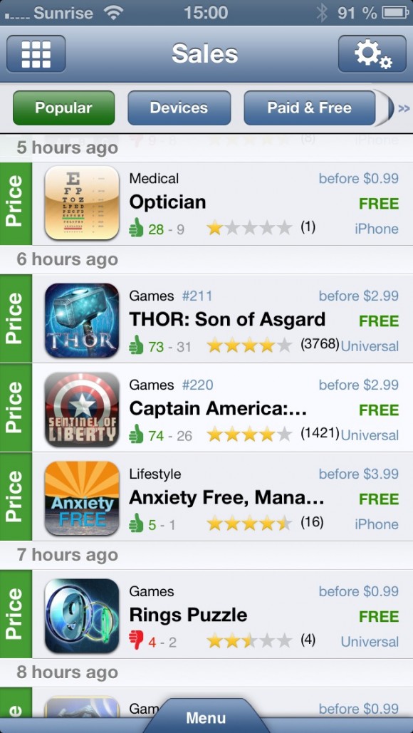 AppZapp, l'app per iPad e iPhone che ti segnala tutte le app scontate o "adesso gratis" 2