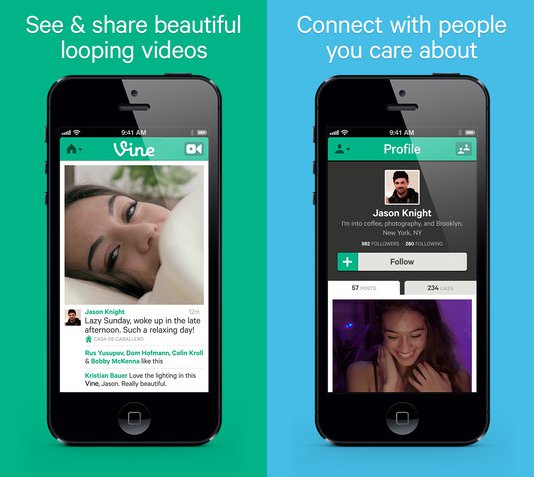 Twitter rilascia l'app "Vine" per la condivisione di brevi filmati 3