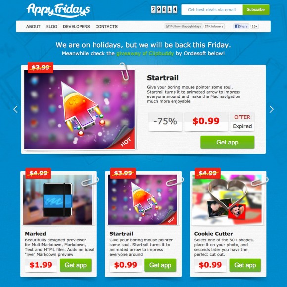 AppyFridays.com seleziona le migliori app per Mac e le fa scontare al prezzo più basso possibile 1