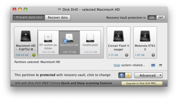 Con Disk Drill puoi recuperare i file cancellati da tutti i supporti interni ed esterni e proteggere i tuoi documenti 2