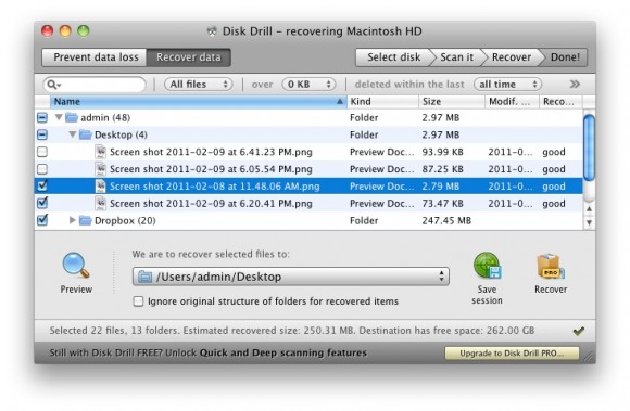 Con Disk Drill puoi recuperare i file cancellati da tutti i supporti interni ed esterni e proteggere i tuoi documenti 4