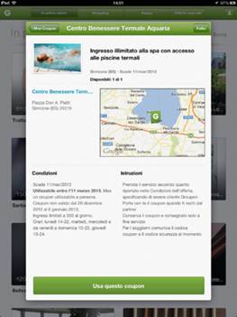 Groupon HD per iPad, aggiornamento alla versione 1.5 2