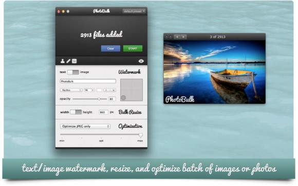 Ridimensiona, ottimizza e metti il watermark alle tue foto con PhotoBulk 3