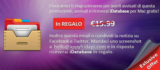Italiamac Promo Weekend: 1 App in Regalo e 3 App iper scontate assieme a AppyFridays 2
