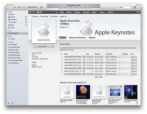 Apple Keynote Podcast