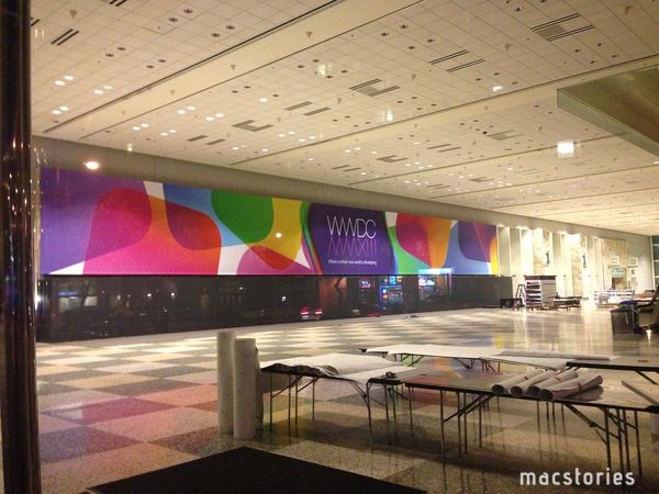 Moscone Center pronto per il WWDC 2013 - Interno