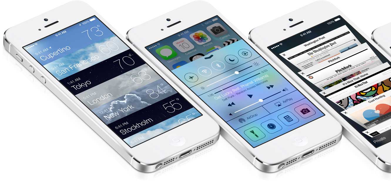 iOS 7 sull'iPhone 5