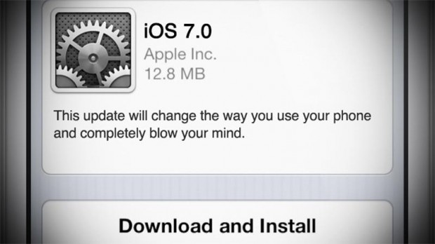 iOS 7 update - Fake