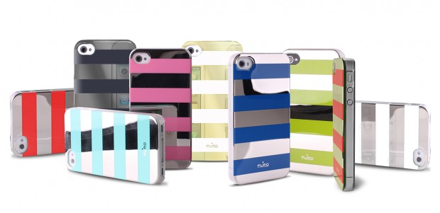 Stripe Cover Collection di Puro per iPhone 4s