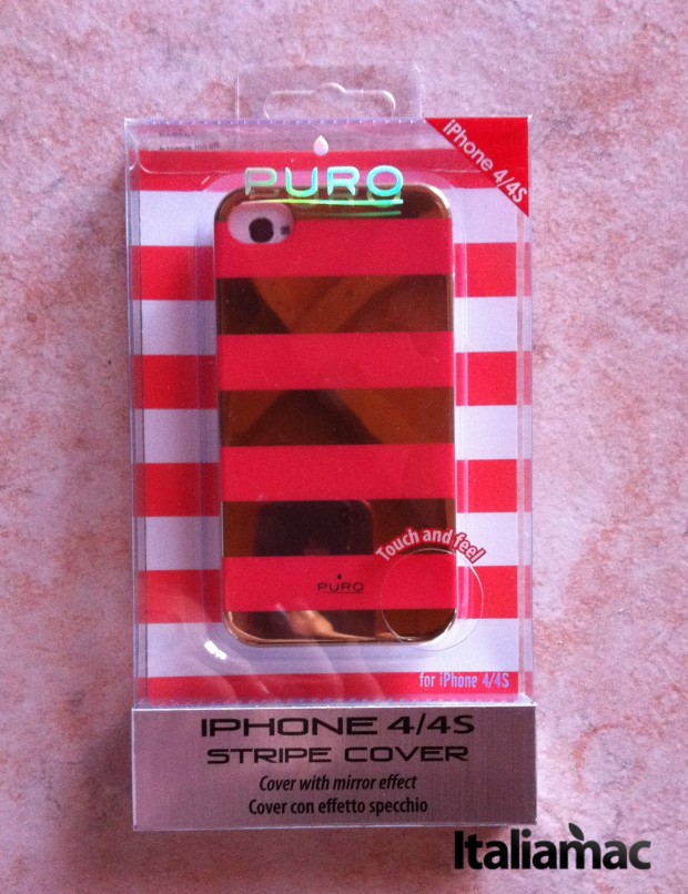 Stripe Cover Collection di Puro per iPhone 4s