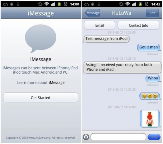 iMessage per Android