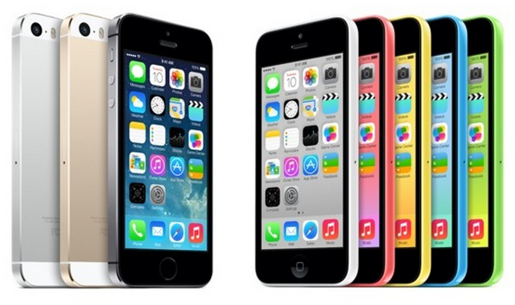 Tutta la gamma di iPhone 5c e 5s