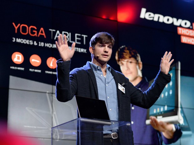 Ashton Kutcher per Lenovo