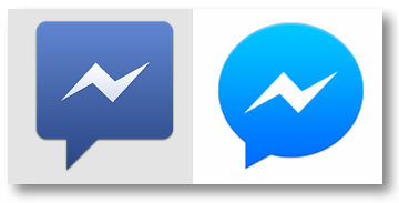 Nuova icona Facebook Messenger