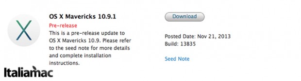 OS X 10.9.1 Beta 2