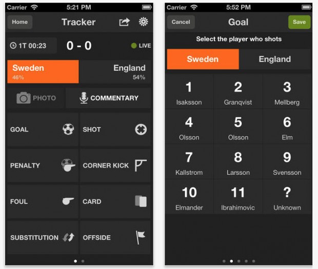 GoalShouter-screenshot