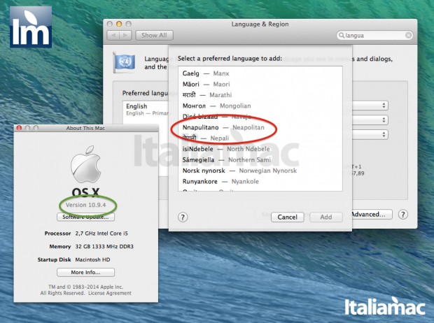 yosemite mavericks napoletano