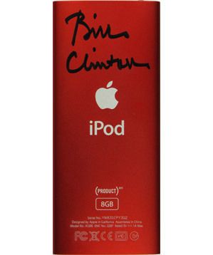 bill-clinton-autographed-ipod-itunes-ebay-2009