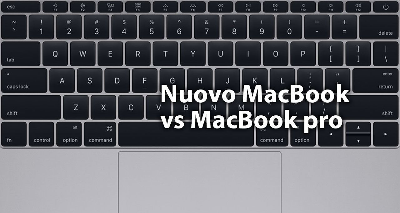 confronto nuovo MacBook MacBook Pro 13