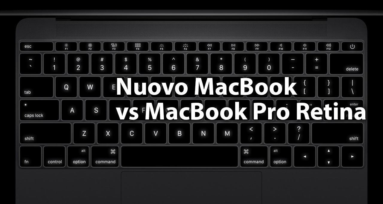 confronto nuovo macbook macbook pro retina