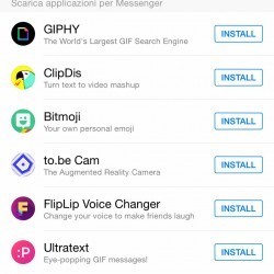 Facebook Messenger integra App di terze parti per inviare i contenuti speciali 2