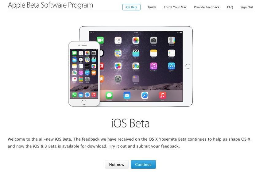 ios 8.3 beta