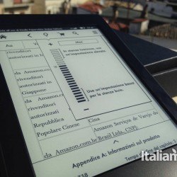 Kindle Paperwhite frontlight