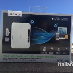Macally Wi-fi sd card confezione