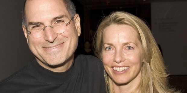 Steve Jobs and Laurene Powell at the The Museum of Modern Art in New York, New York (Photo by Brian Ach/WireImage)