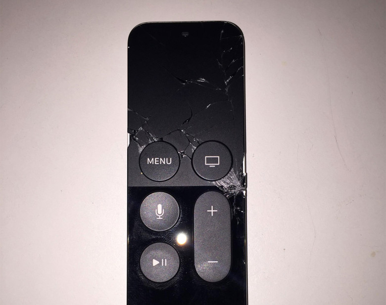 Siri Remote Dropped