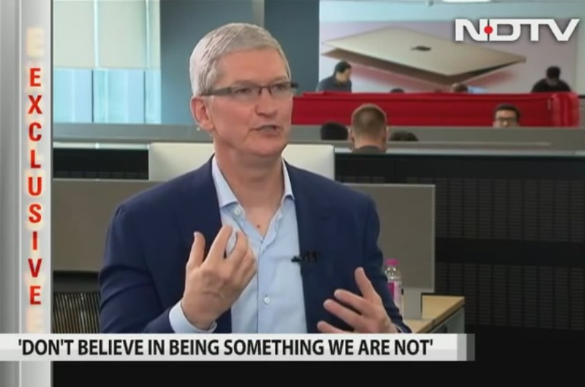 Tim Cook NDTV