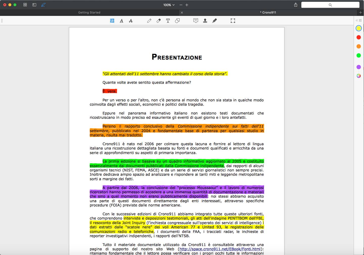 PDF Expert Interfaccia