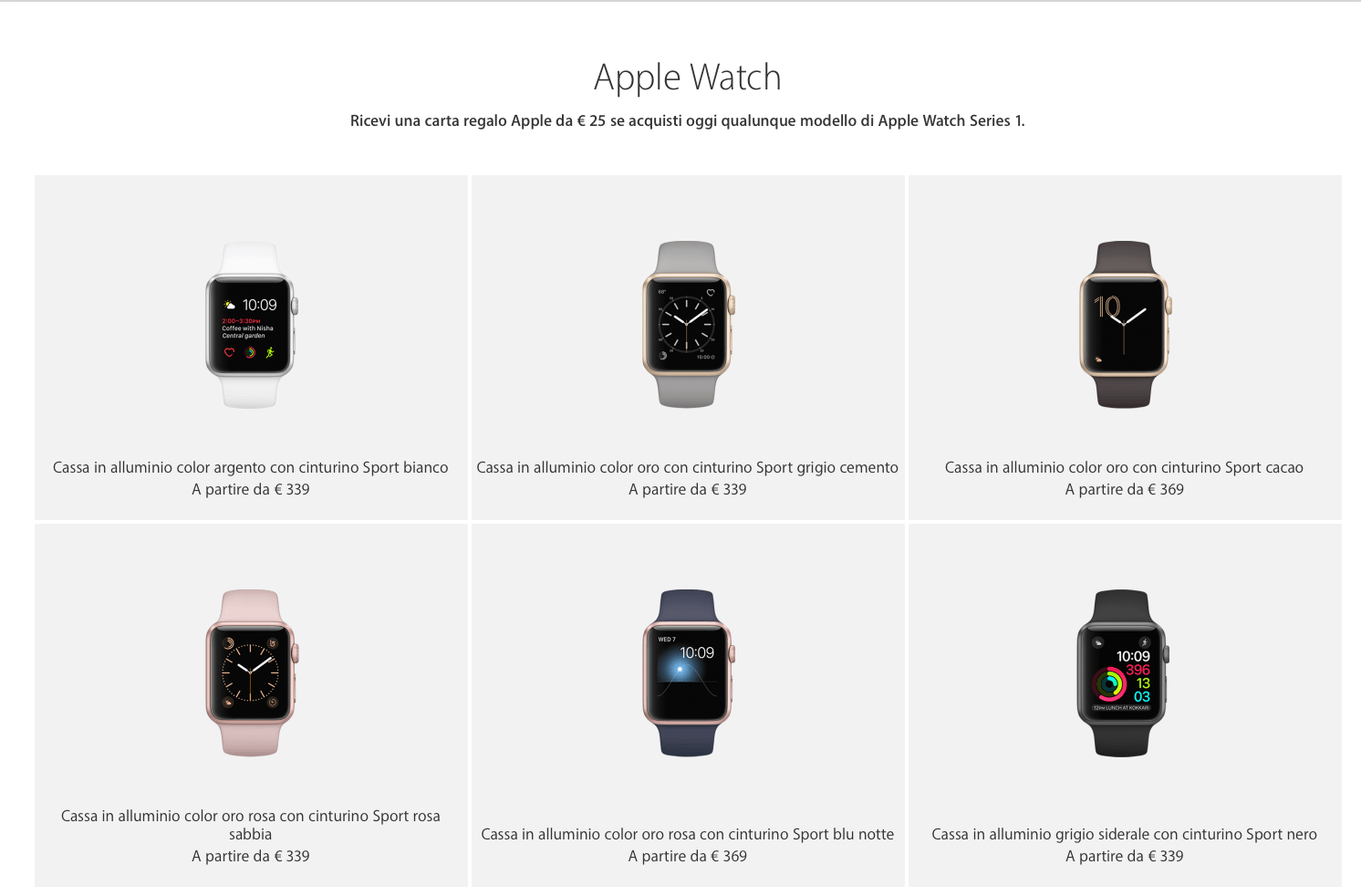 Apple Watch Series 1 Black Friday